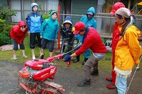 明日は田んぼの体験！今日は代かき作業をしました！
