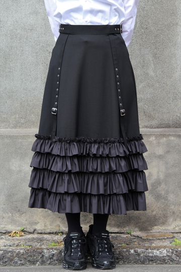 noir kei ninomiya フリルスカート-