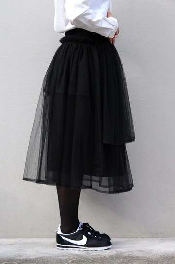 新入荷アイテム noir kei ninomiya 23ss チュールスカート - スカート