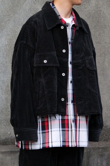 doublet ダブレット 21AW カットオフコーデュロイジャケット