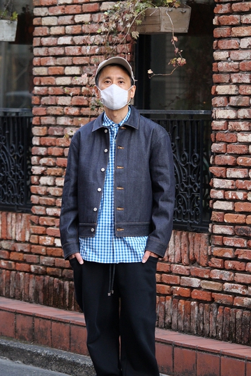 2021激安通販 digawel denim jacket 新品 ディガウェル navy ディガ