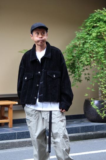 doublet cut off fuzzy jacketジャケット・アウター