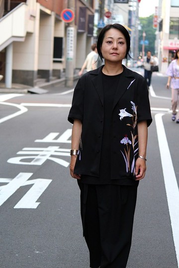 【未使用】Mame Kurogouchiボタニカルシャツ(19SS)