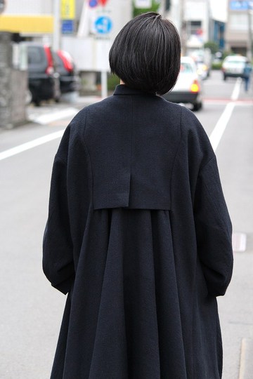 Narrenschiff:noir kei ninomiyaの縮絨ロングジャケット♡♡♡