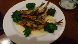 ヒメマスの揚げ物