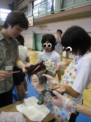 真夏の体育館