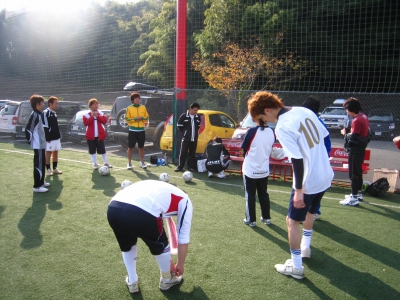 フットサルで加齢臭