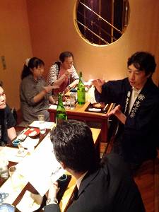 昨日の日本酒の会