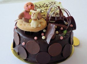 興津のケーキ屋 ラ ローザンヌ アンパンマンのチョコデコレーション