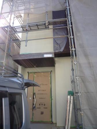 新築住宅建築中⑤