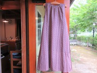 涼し気な単色模様