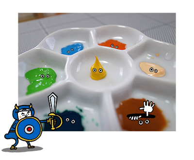絵の具で遊んでみた 2