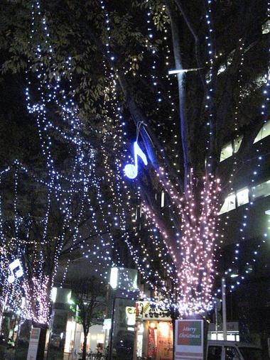 青葉通りのイルミネーション