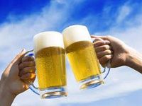 夏のビールはッ！かぶら屋で♪
