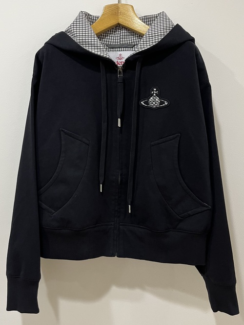 ヴィヴィアンウエストウッド　ボンディングジャージ　orb パッチジップフーディー Rokkodo/Vivienne Westwood RED LABEL 静岡店:ボンディングジャージ