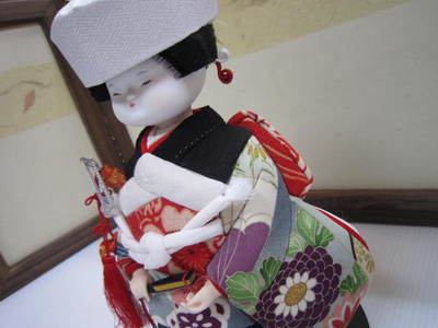 『花嫁』木目込み人形。