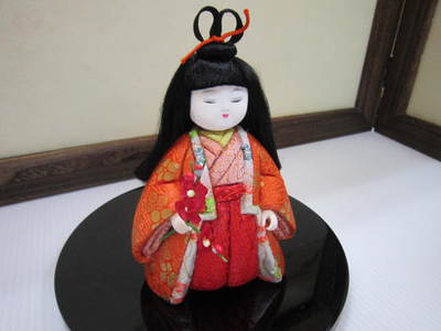『花嫁』木目込み人形。