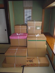 お雛様、片づいてました