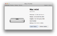 Mac mini(Late 2012)のメモリーを16GBに増設しました。