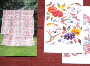 紅型染め展