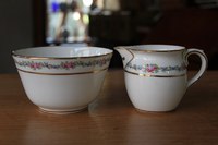 Cauldon/コウルドン 金彩小花紋シュガー&クリーマー