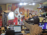 スカイライトチューブとスカチューマン、やいづＴＶに生出演。焼津の元気をもらってきました。