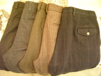 WOOL PANTS.