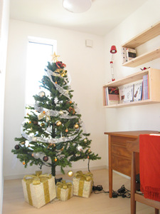 手作りクリスマスリース