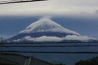 雨上がりの富士山