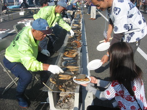 トロ箱屋台inさば祭り！