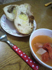 朝ぱん。