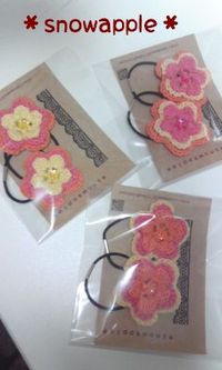 新作！お花のヘアゴム