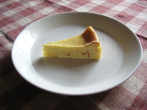 チーズケーキにジャストミート