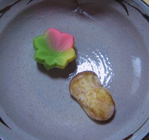 季節の和菓子に感激