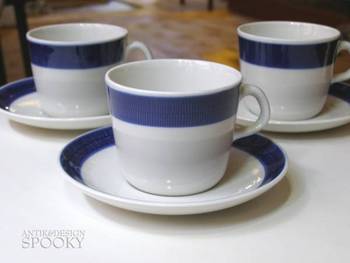 再入荷Rorstrand ロールストランド “KOKA”コーヒーC&S ブルー