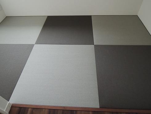 銀鼠と栗色施工例