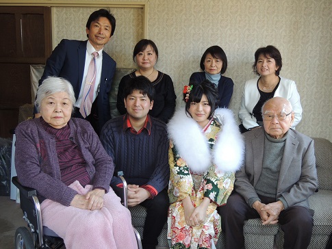 山本家にご挨拶