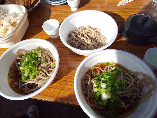 出来立ての蕎麦