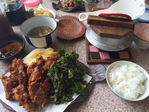 鰯のつみれ揚げ定食