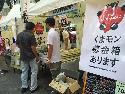 夜店市でに組合出展