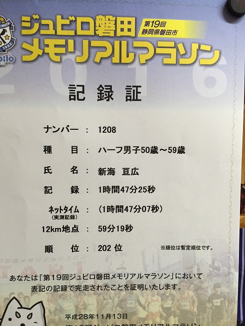 社長の記録証