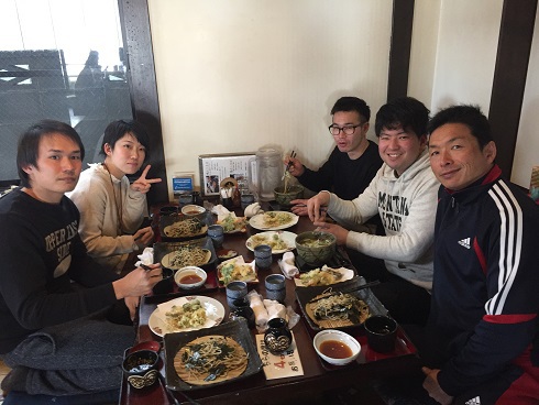 そば半でお食事