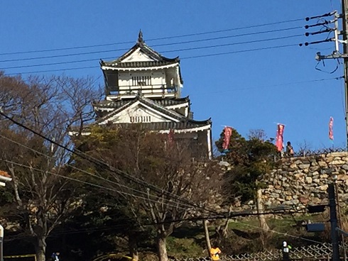 ｽﾀｰﾄから観た浜松城