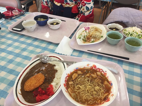 学食で頼んだもの