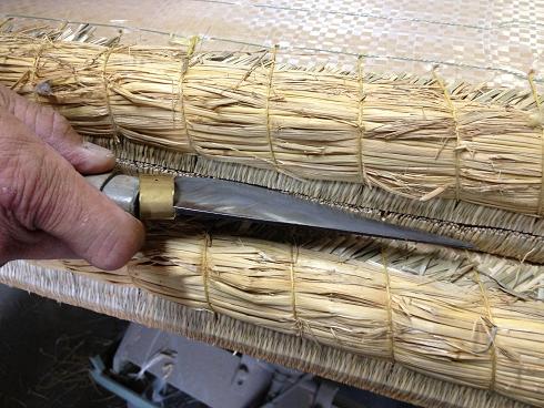琉球畳の表替え
