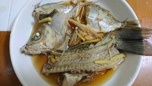 セイゴの煮物