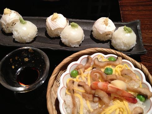 京都で夕食