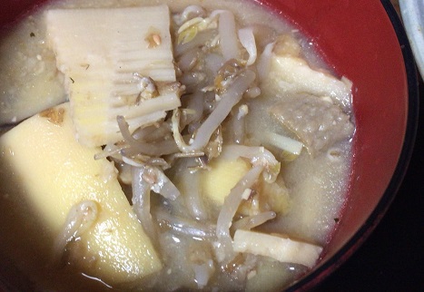 タケノコ味噌汁