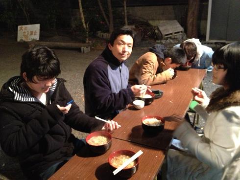 千勝さんの年越し蕎麦