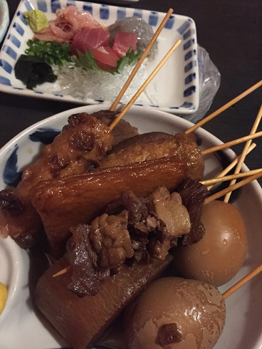 静岡おでんと刺身